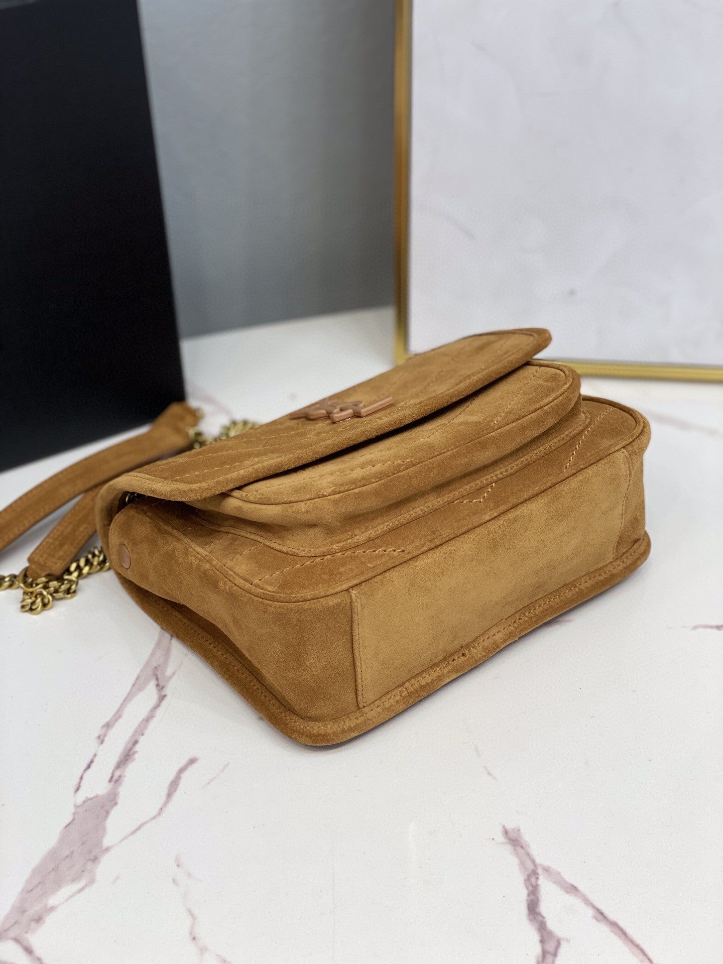Yves Saint Laurent Niki Baby Chain Bag Brown