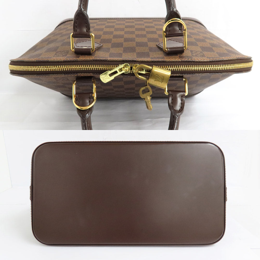 Louis Vuitton Alma N51131 Damier Evene HandBag Brown G Leather