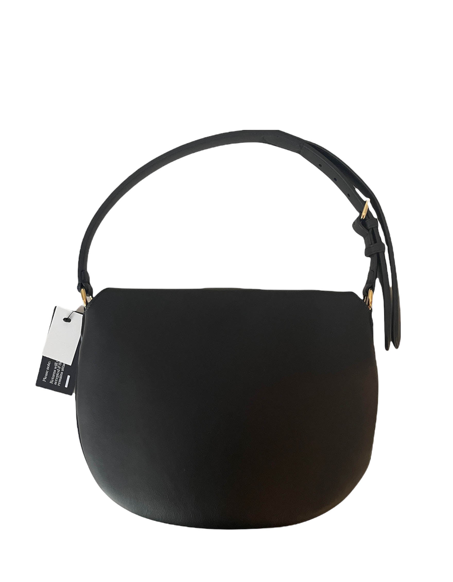 Fendi NEW 2021 Black Small Crescent Shoulder Bag