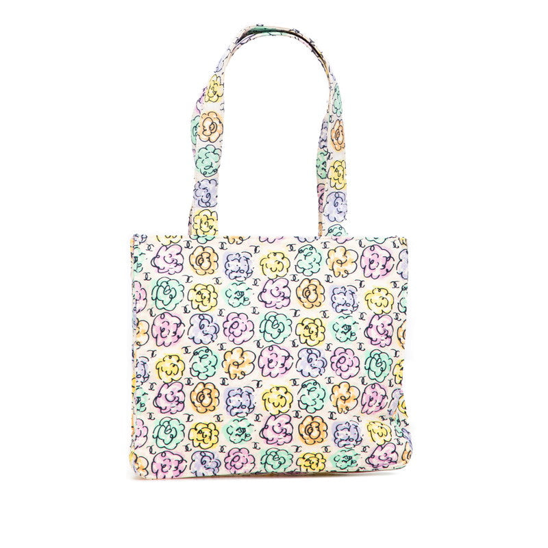 Chanel Camellia Flower Nylon Tote Bag