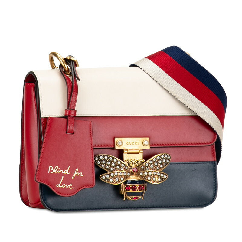Gucci Queen Margaret Leather Shoulder Bag