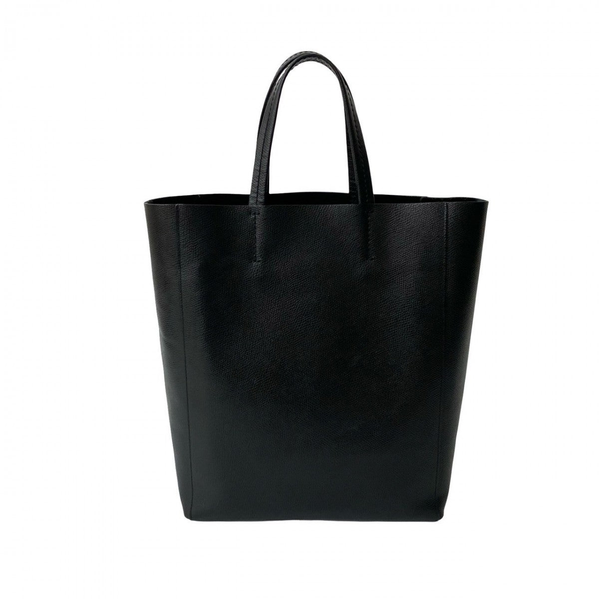 CELINE Shoulder Bag leather black Bar Tikal Kaba Small