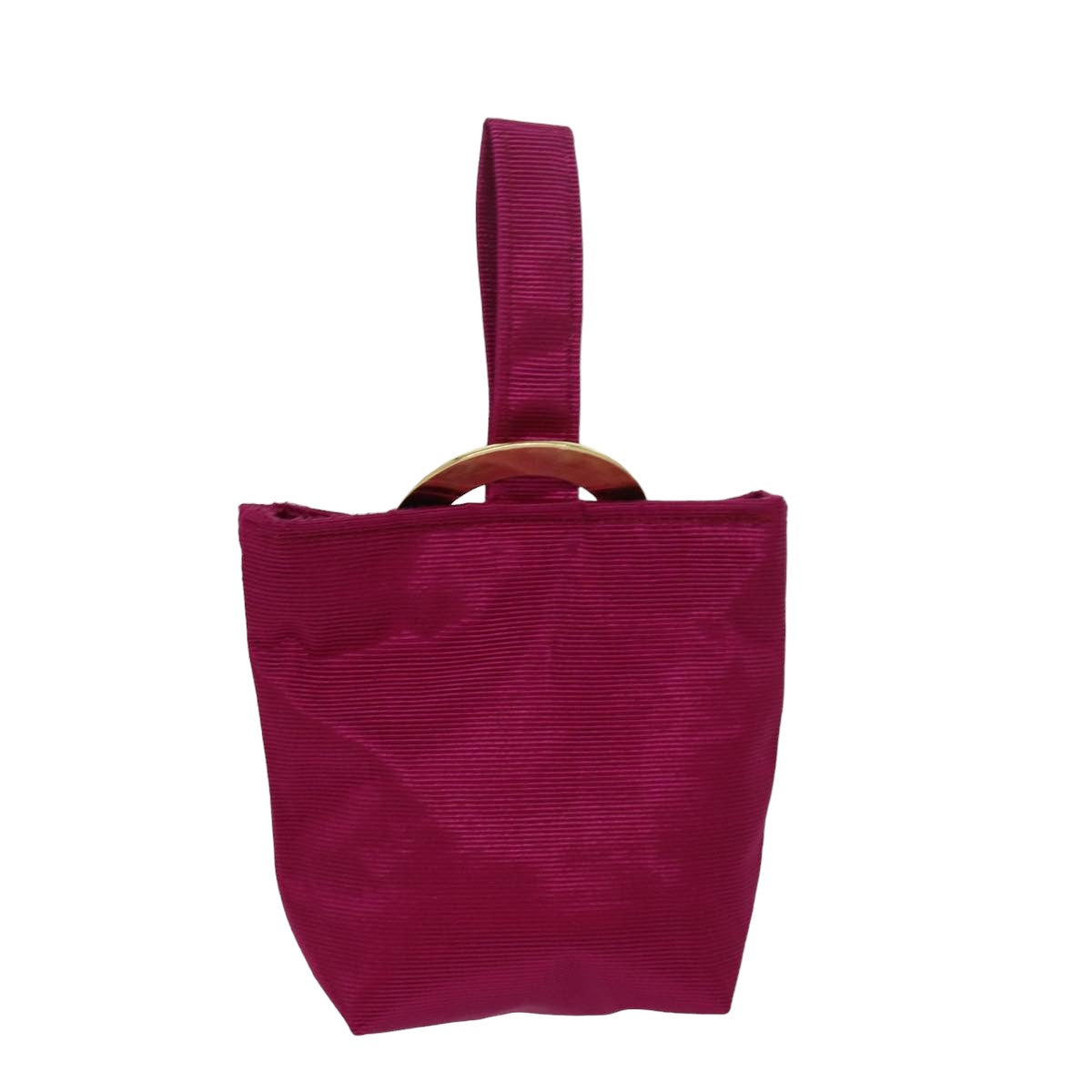 Luxury CELINE Circle Pouch Nylon Pink 80056