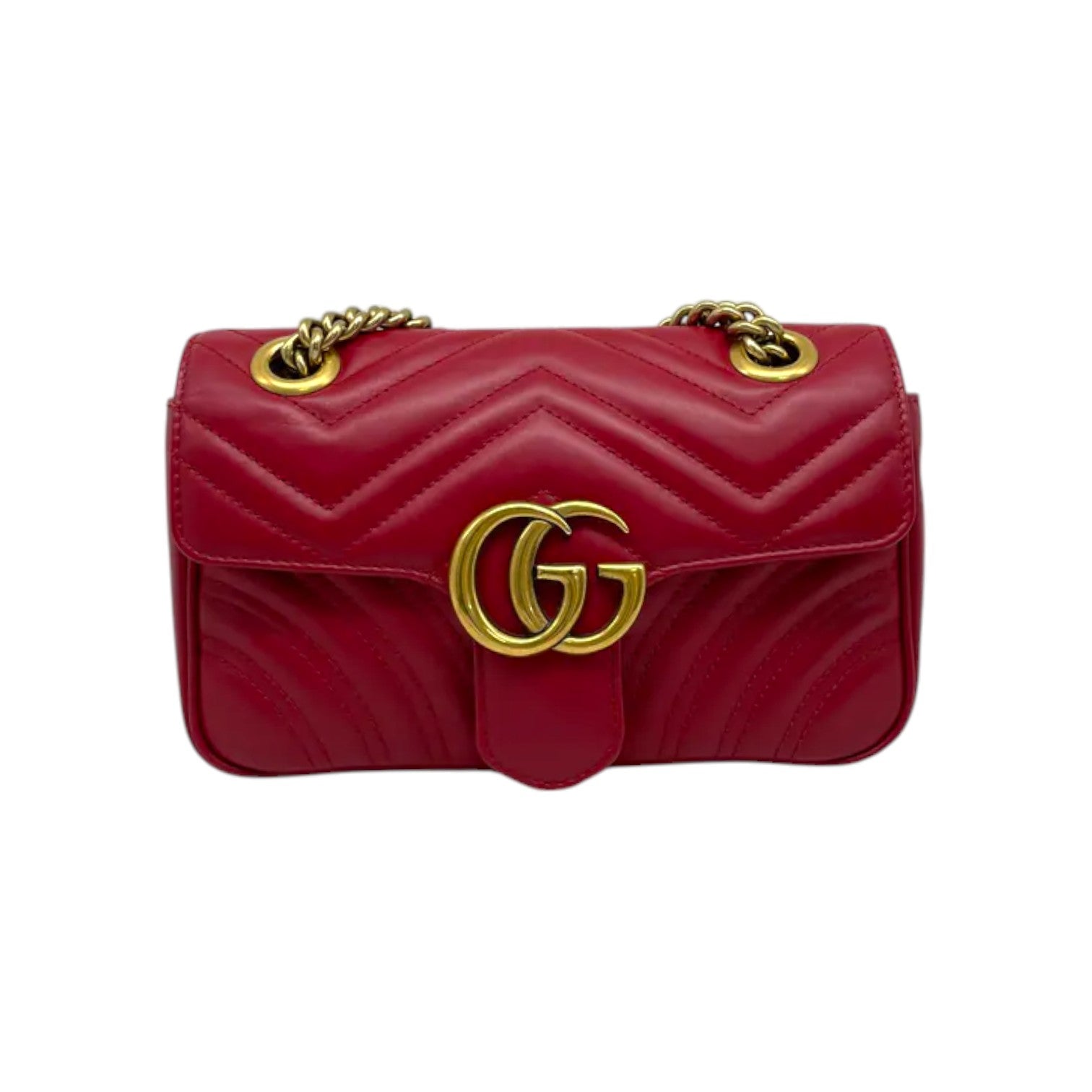 Gucci Chain Leather Shoulder Bag