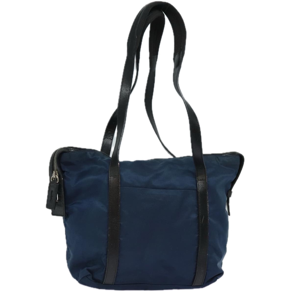 PRADA Nylon Shoulder Bag Blue Auth