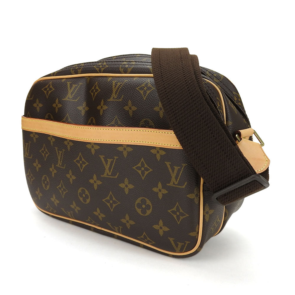 LOUIS VUITTON Shoulder Bag Monogram Brown Reporter PM