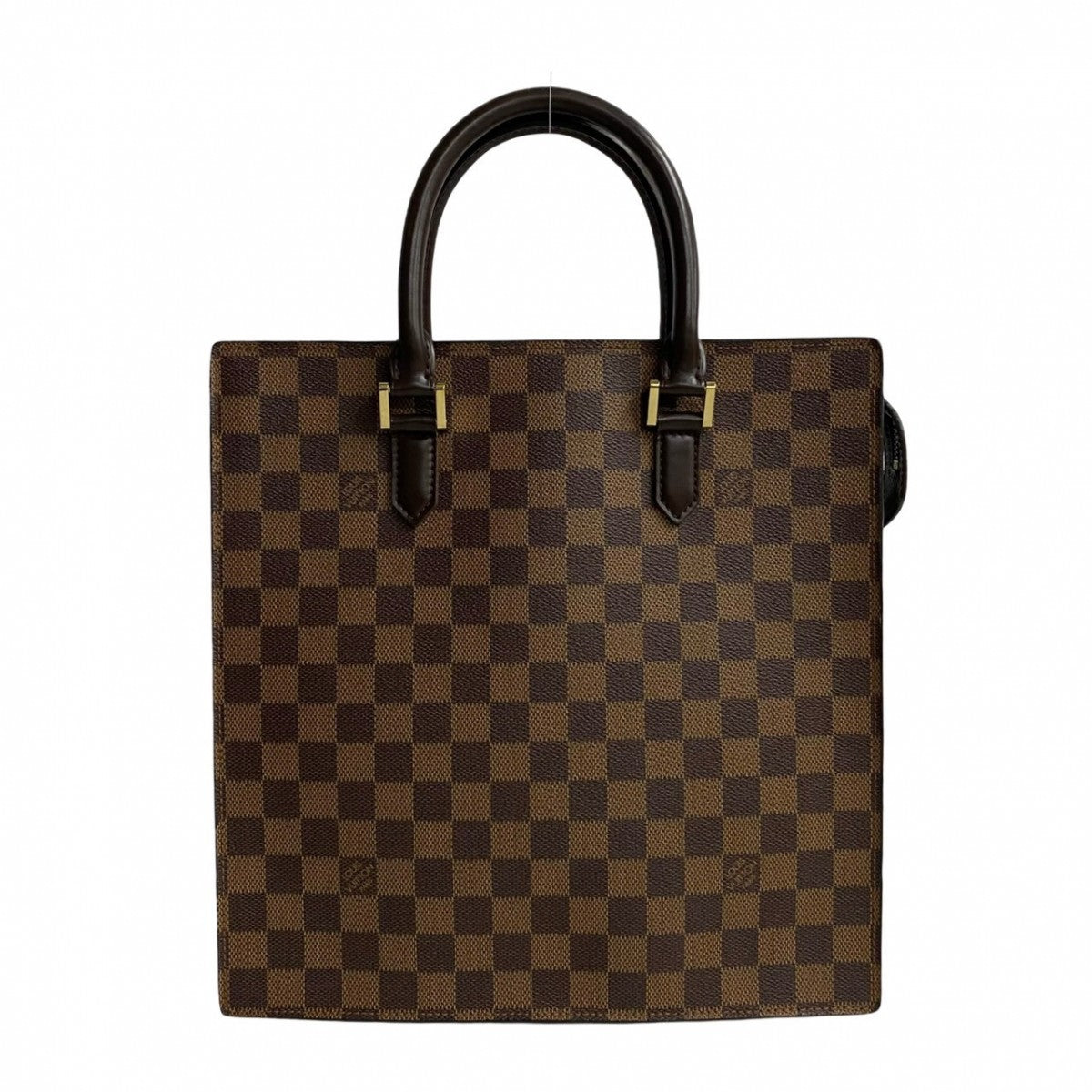 LOUIS VUITTON Tote Bag Leather, PVC Brown Damier Venice PM Women(Unisex)