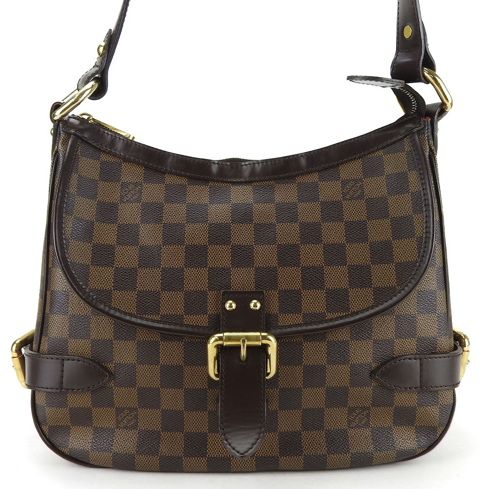 LOUIS VUITTON Handbag Damier Brown Damier Highbury