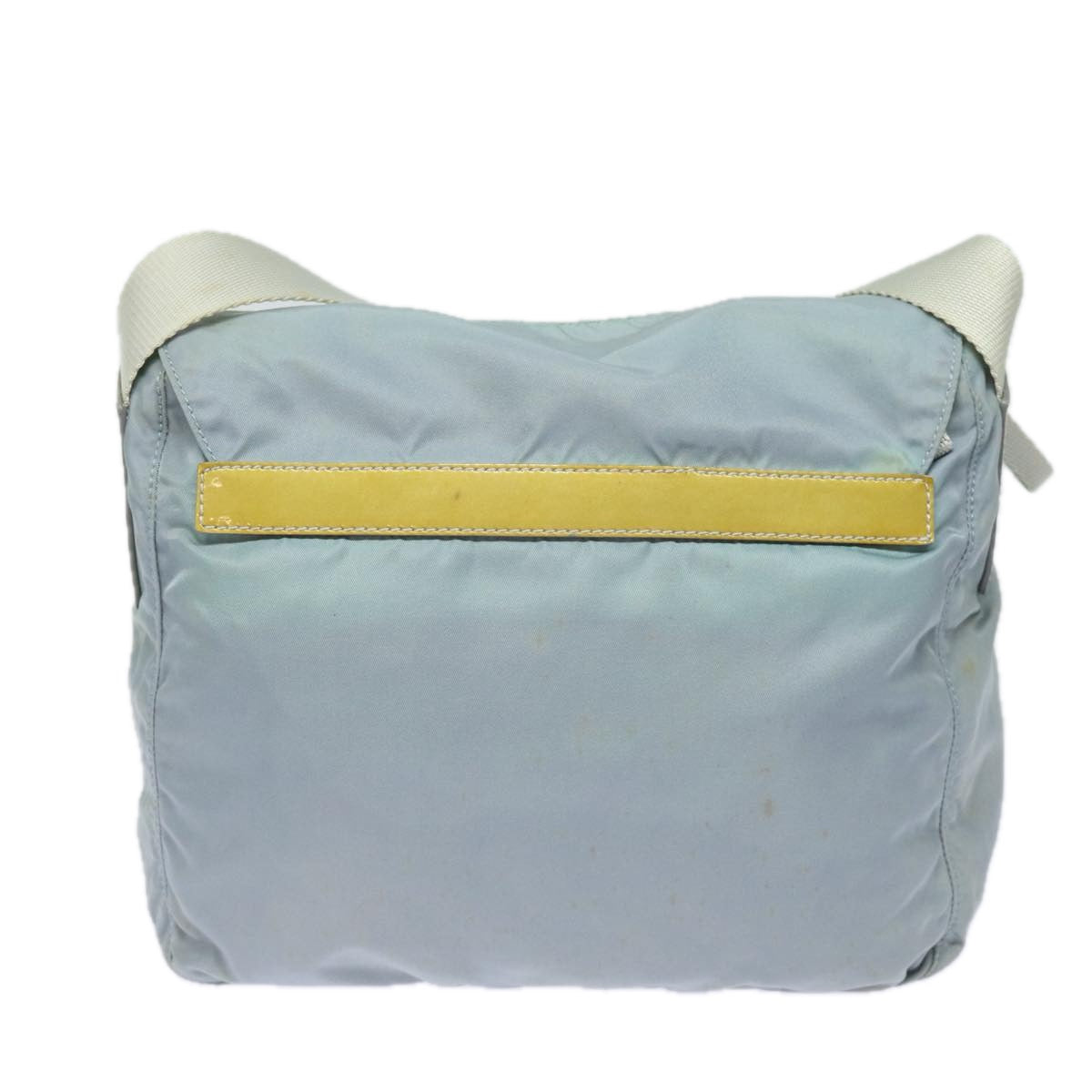 PRADA Shoulder Bag Nylon Light Blue Auth