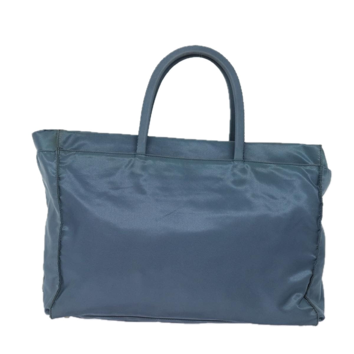 PRADA Tote Bag Nylon Blue Auth