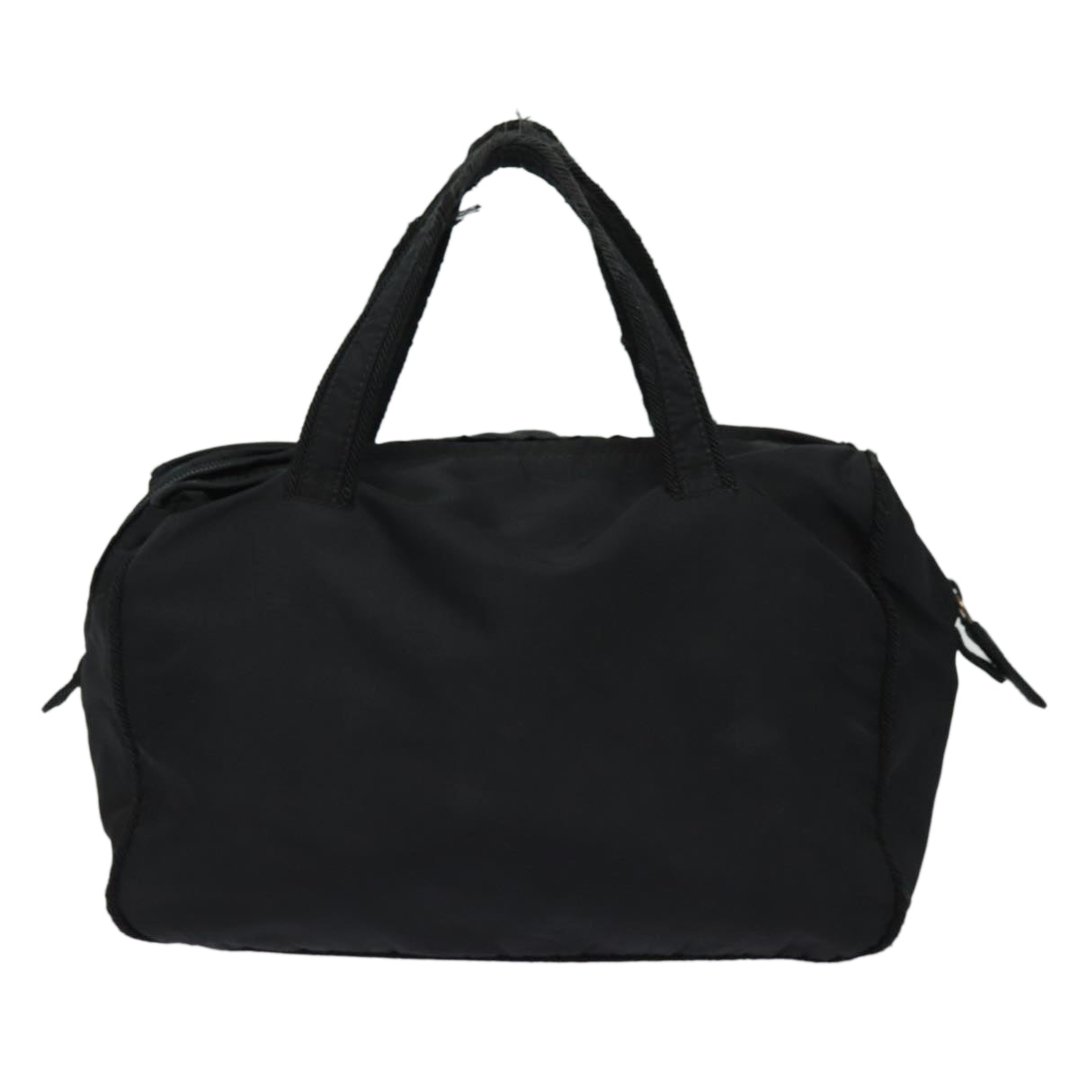 PRADA Hand Bag Nylon Black Auth