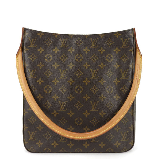 LOUIS VUITTON Shoulder Bag Monogram Brown LoopingGM
