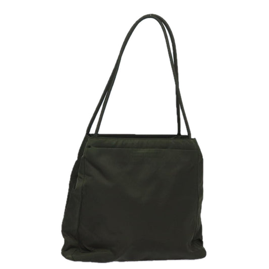 PRADA Shoulder Bag Nylon Khaki Auth