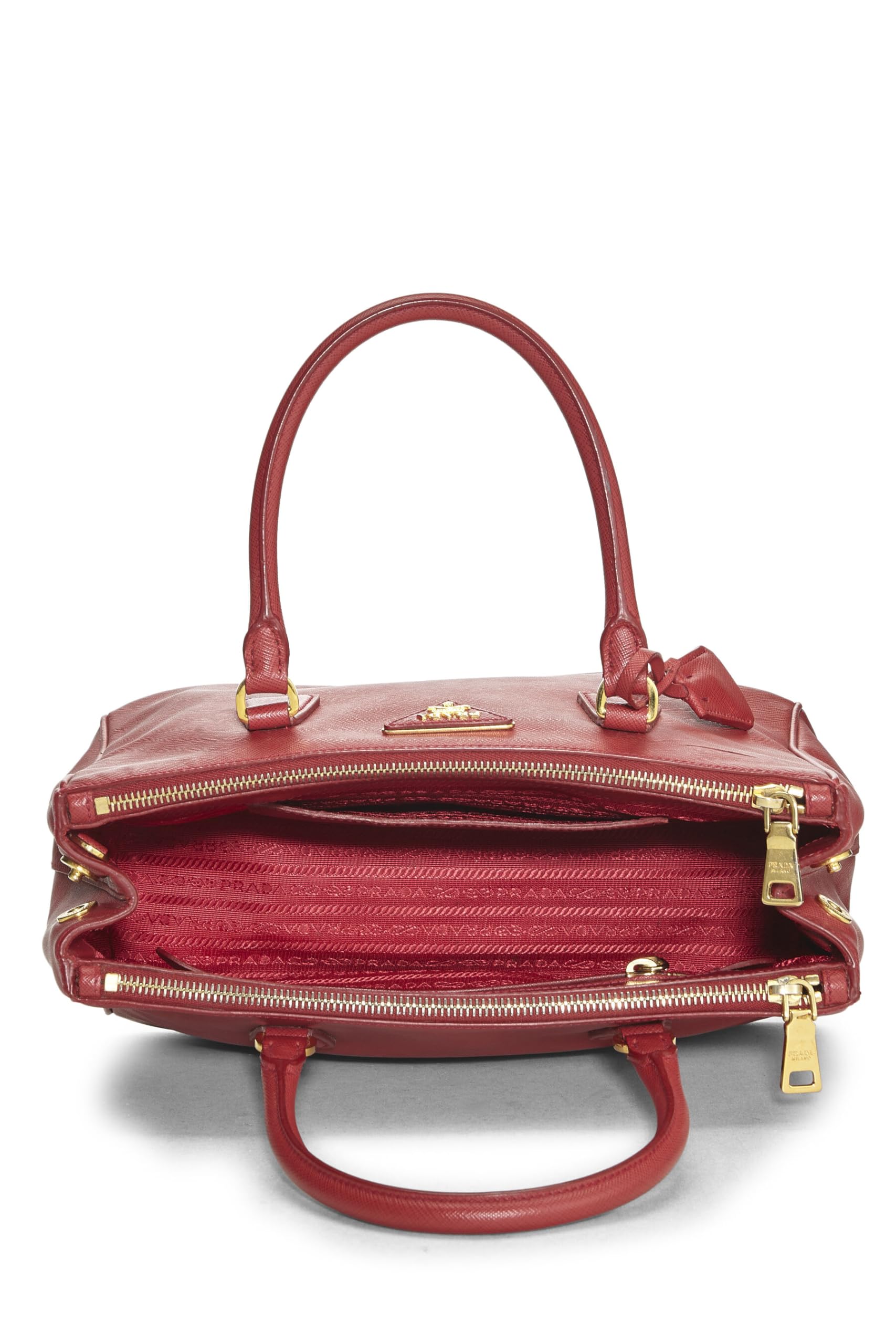 Prada, Red Saffiano Executive Tote Medium, Red