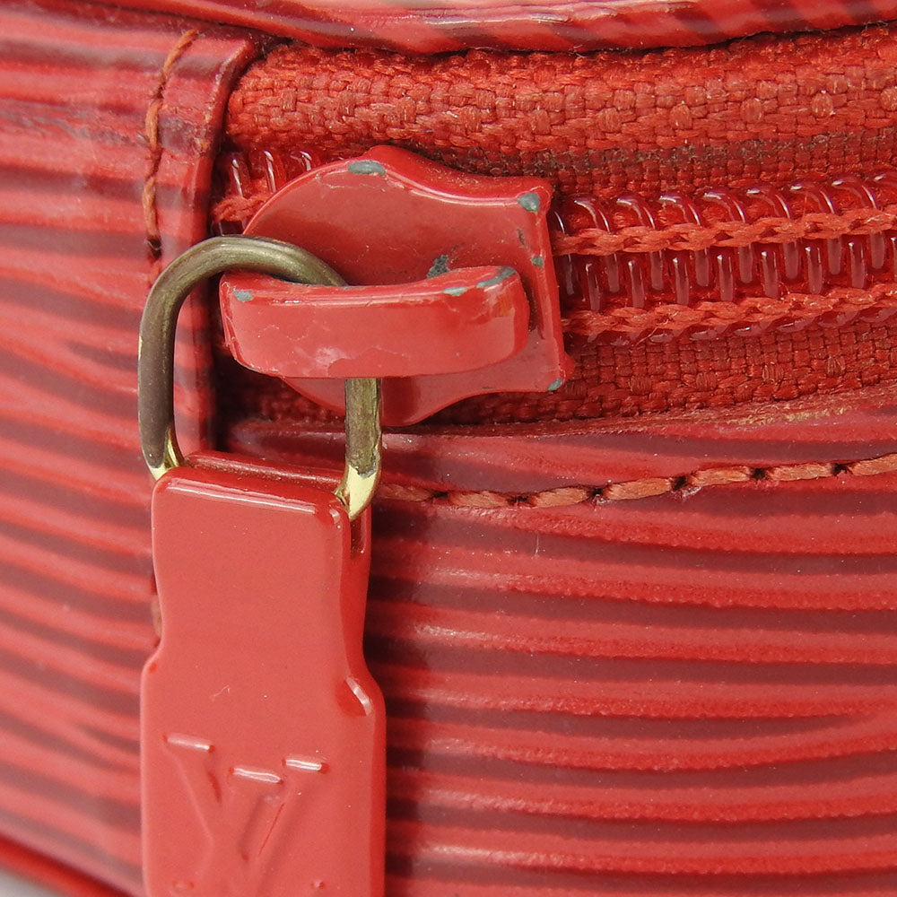 LOUIS VUITTON Accessory pouch Epi Leather Castilian red Ecran Bijoux unisex(Unisex)
