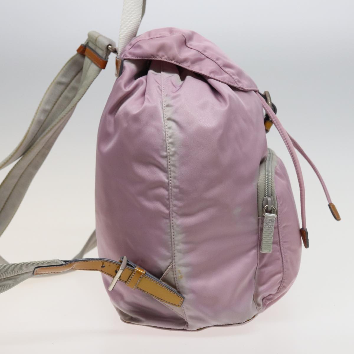 PRADA Backpack Nylon Pink Auth