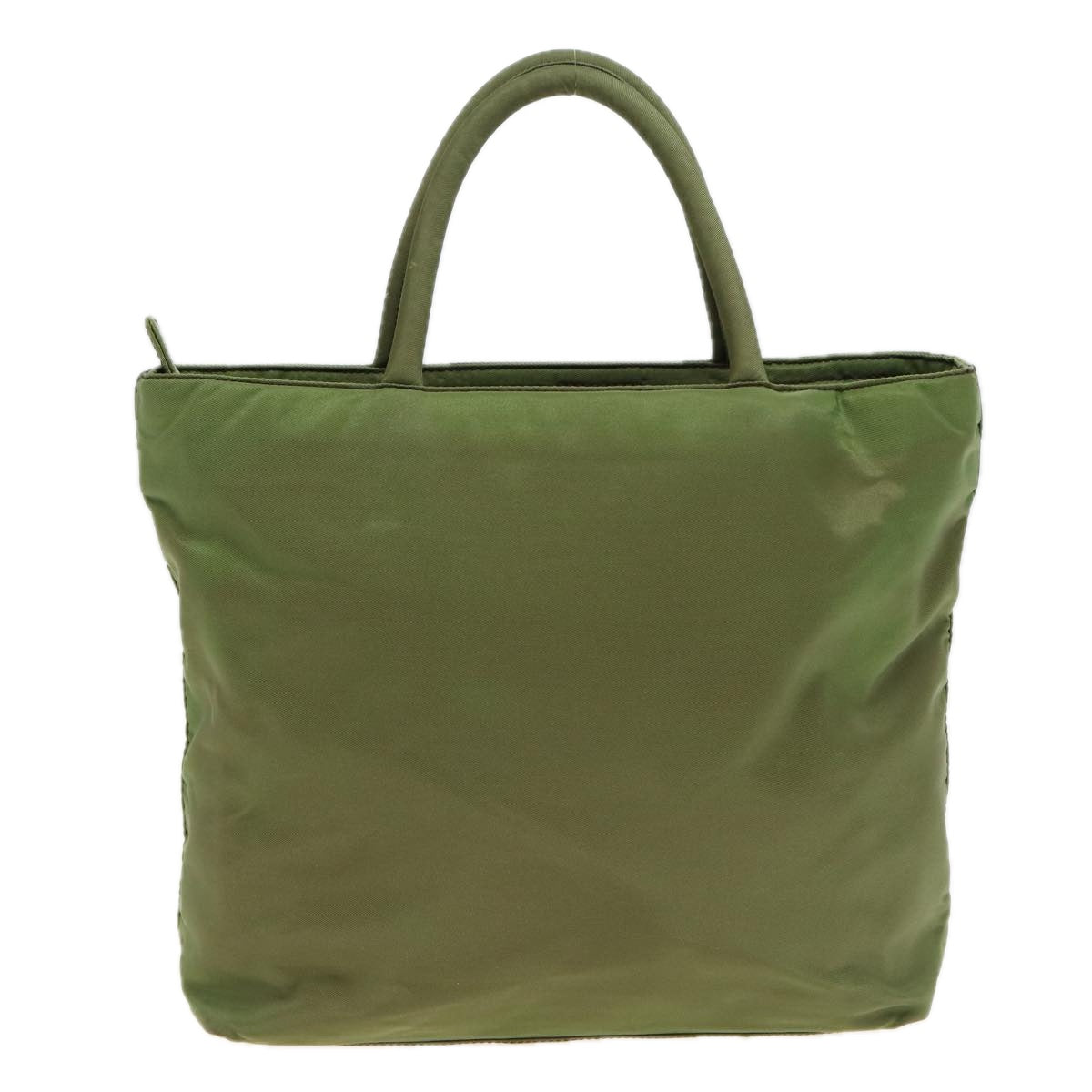 PRADA Hand Bag Nylon Khaki Auth