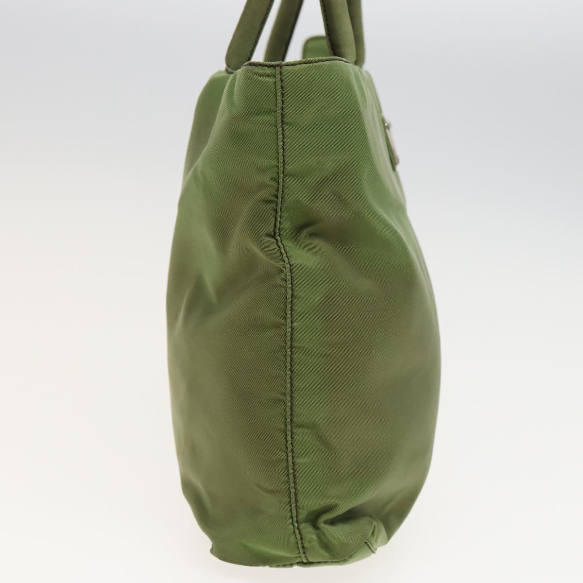 PRADA Hand Bag Nylon Khaki Auth