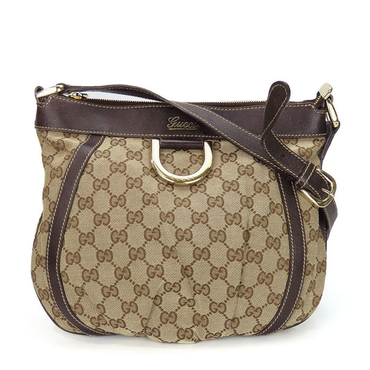 GUCCI Shoulder Bag 203257 GG canvas beige Abbey