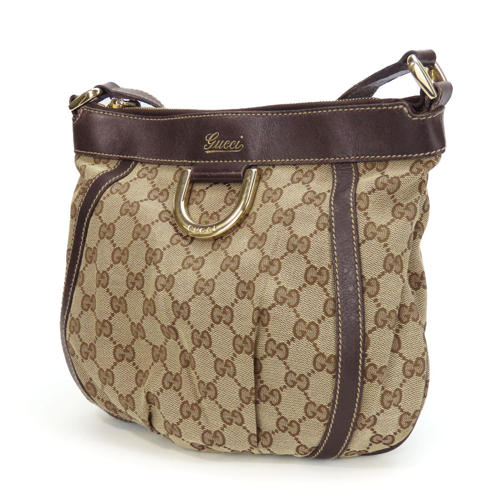 GUCCI Shoulder Bag 203257 GG canvas beige Abbey unisex(Unisex)