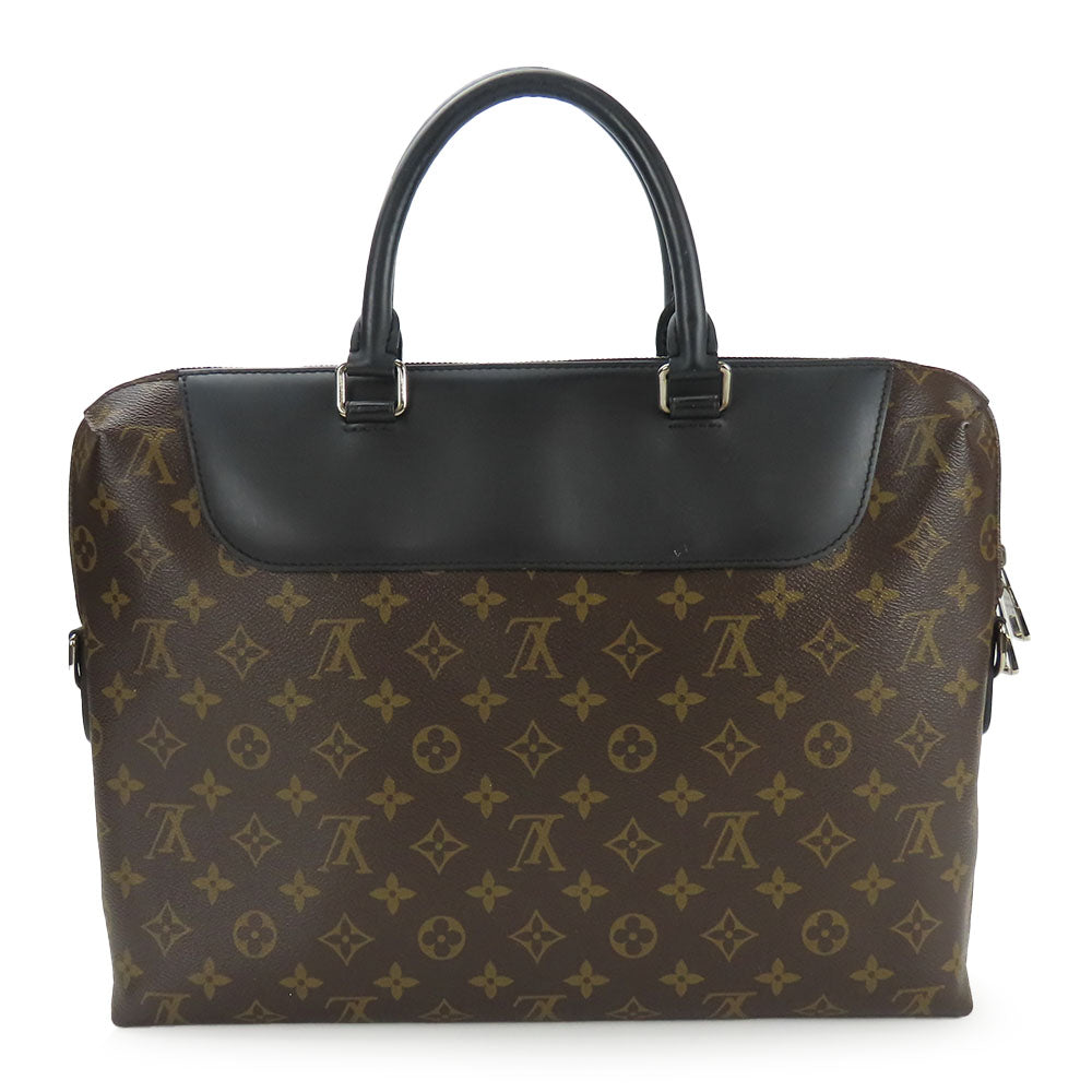 LOUIS VUITTON Business bag M54019 Monogram macacer Brown Porte Documan Jules PDJNM mens