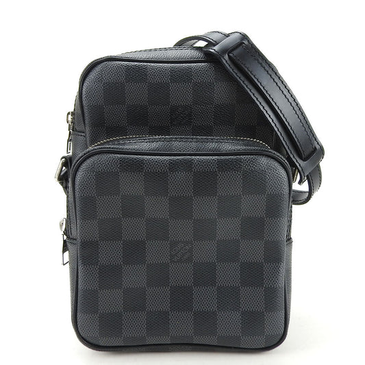 LOUIS VUITTON Shoulder Bag Damier Grafitte gray Rem