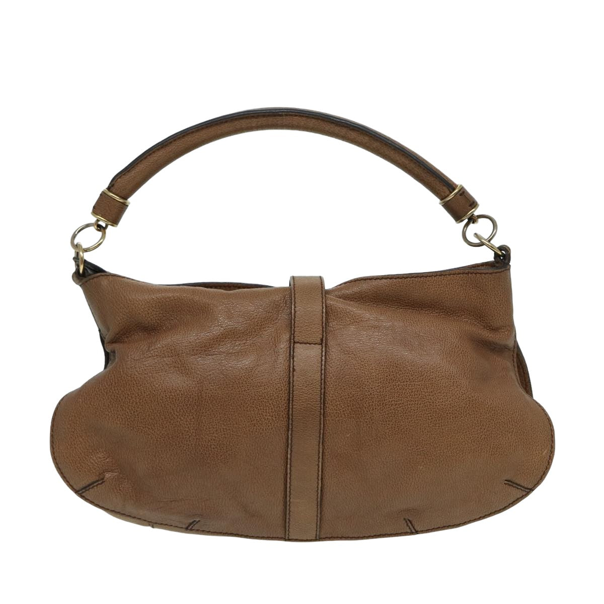 Burberry Shoulder Bag Leather 2way Brown Auth 81678