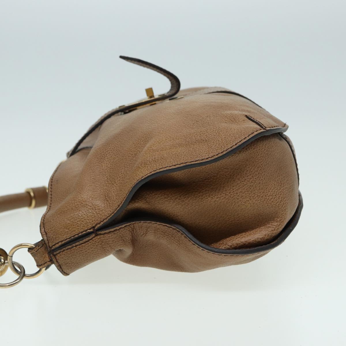 Burberry Shoulder Bag Leather 2way Brown Auth 81678