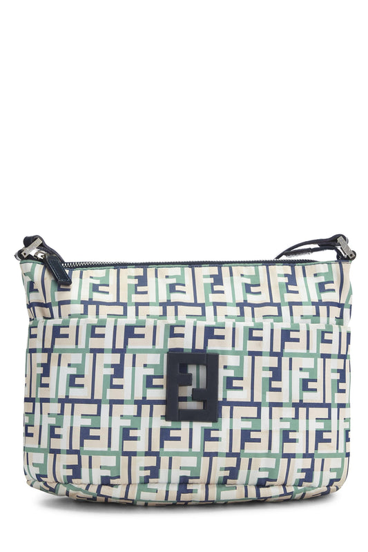Fendi, Multicolor Nylon Zucchino Shoulder Bag, Multi