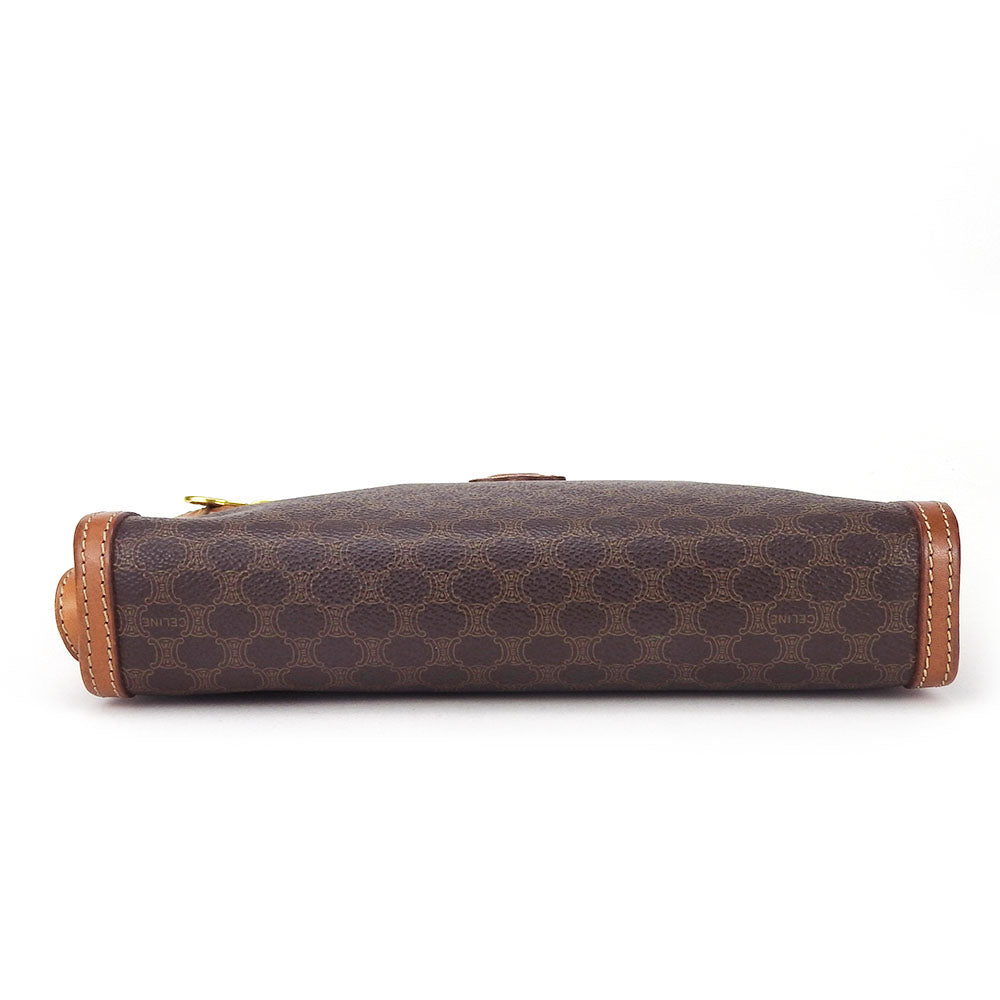 CELINE business bag PVC, Leather Brown Women
