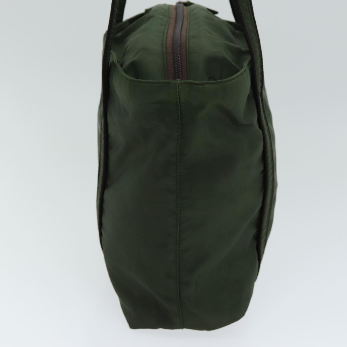 PRADA Shoulder Bag Nylon Khaki Auth