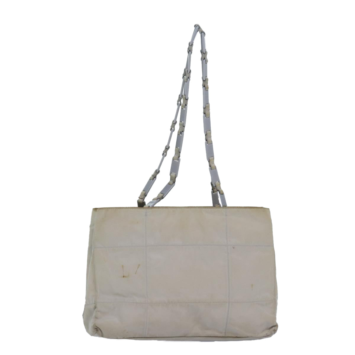 PRADA Shoulder Bag Nylon Gray Auth