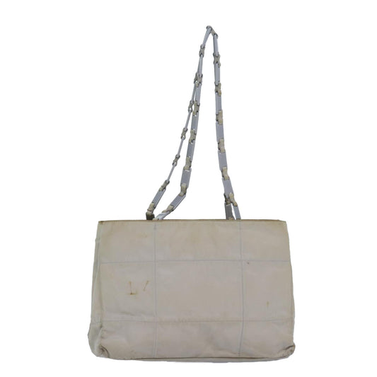PRADA Shoulder Bag Nylon Gray Auth