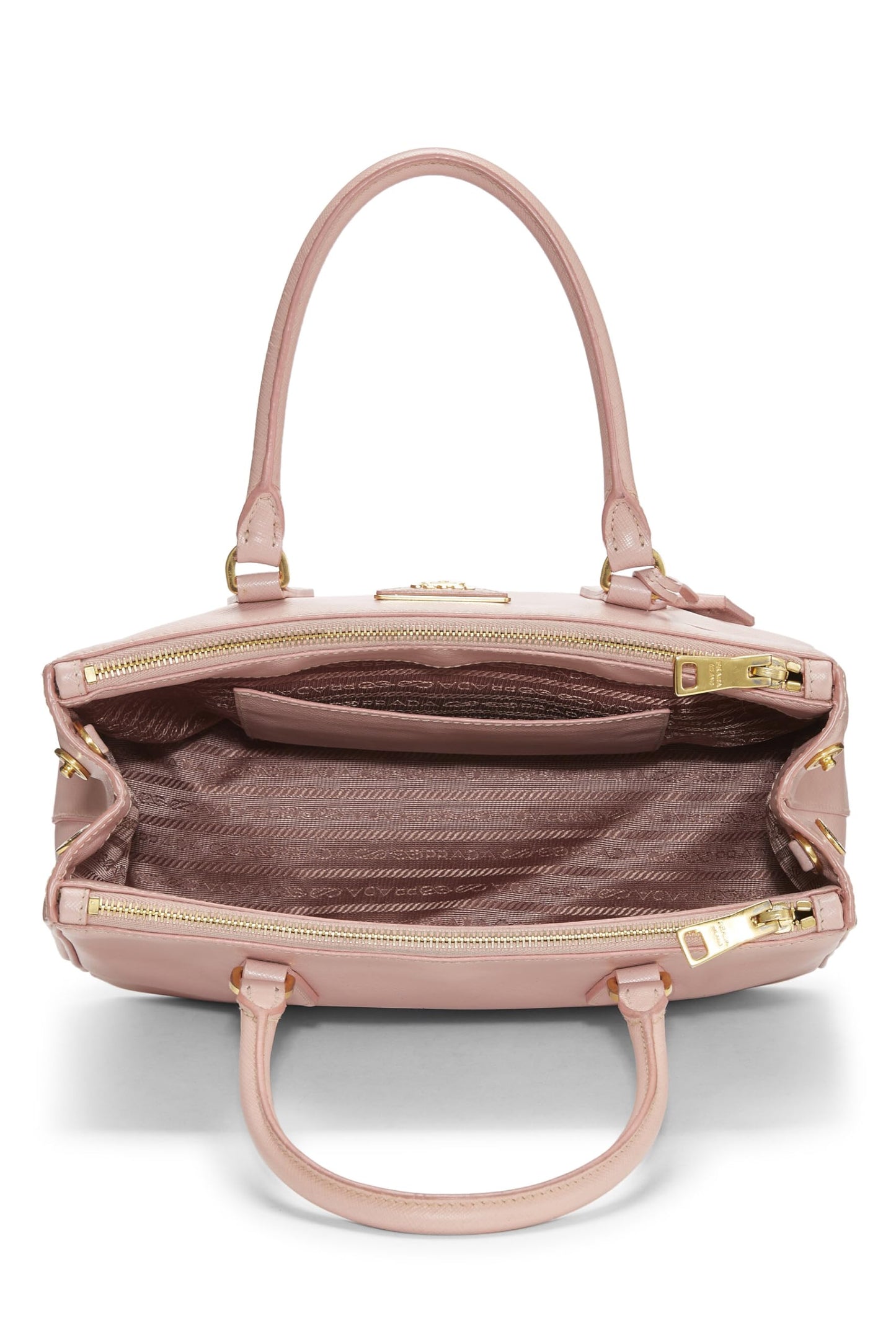 Prada, Pink Saffiano Executive Tote Small, Pink