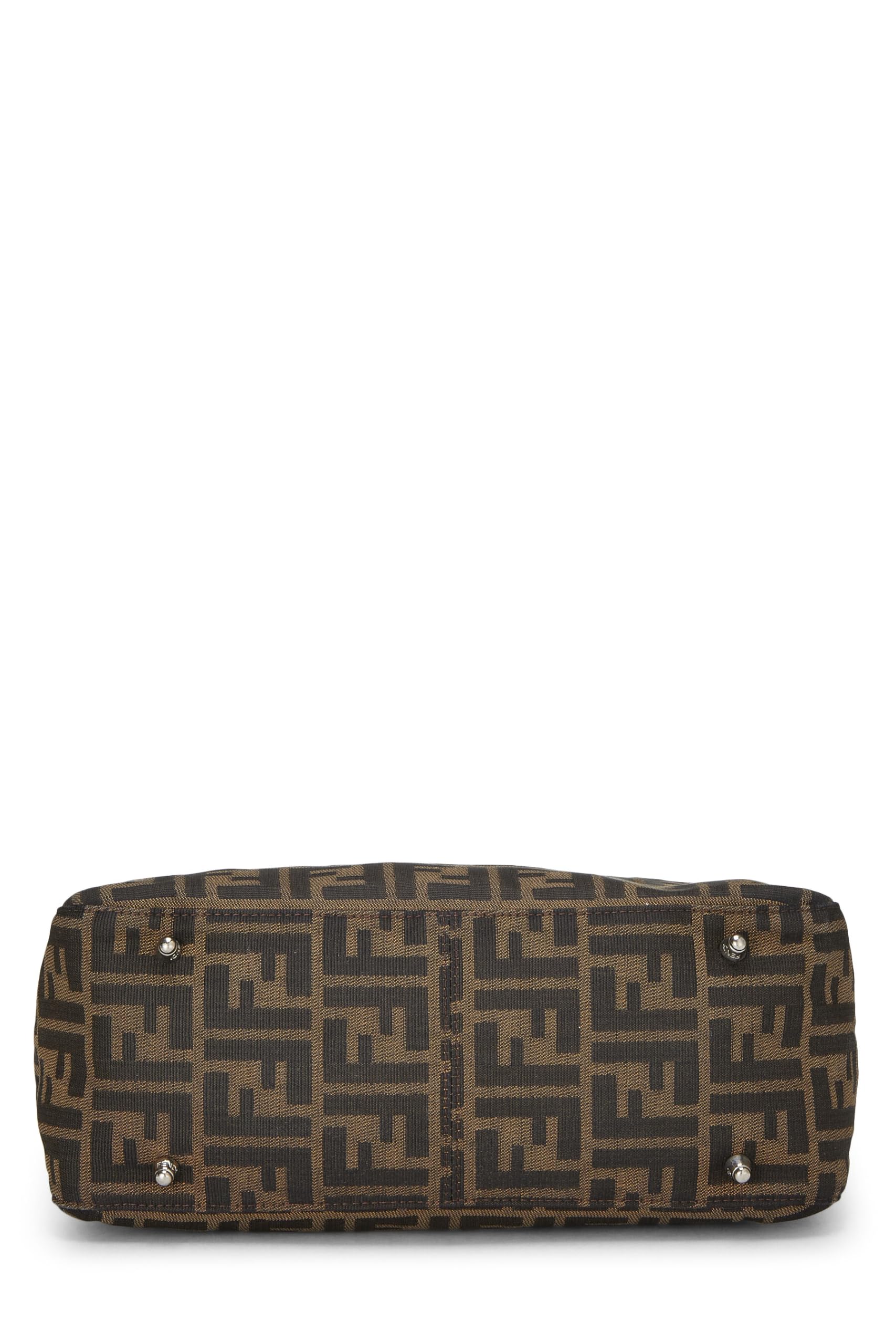 Fendi, Brown Zucca Canvas Handbag, Brown