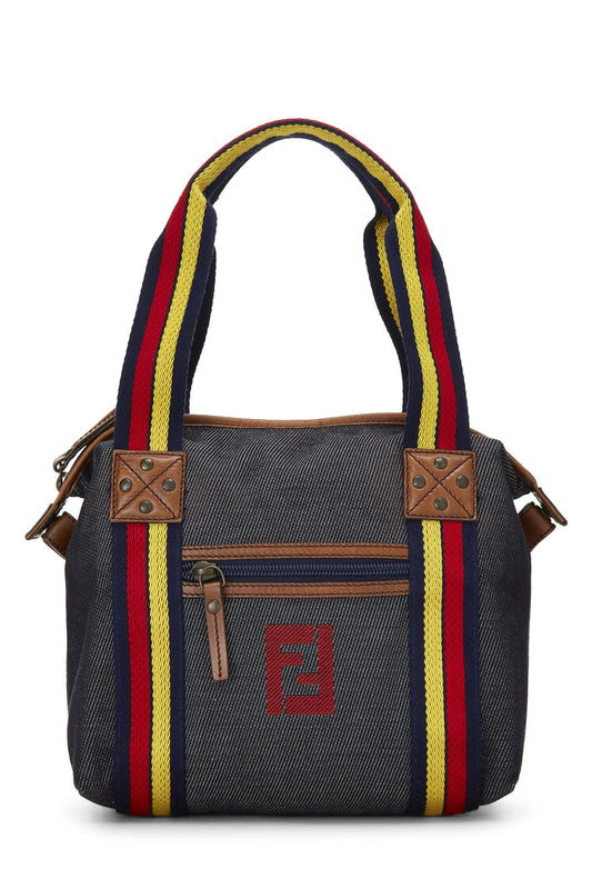 Fendi, Multicolor Denim Handbag, Multi