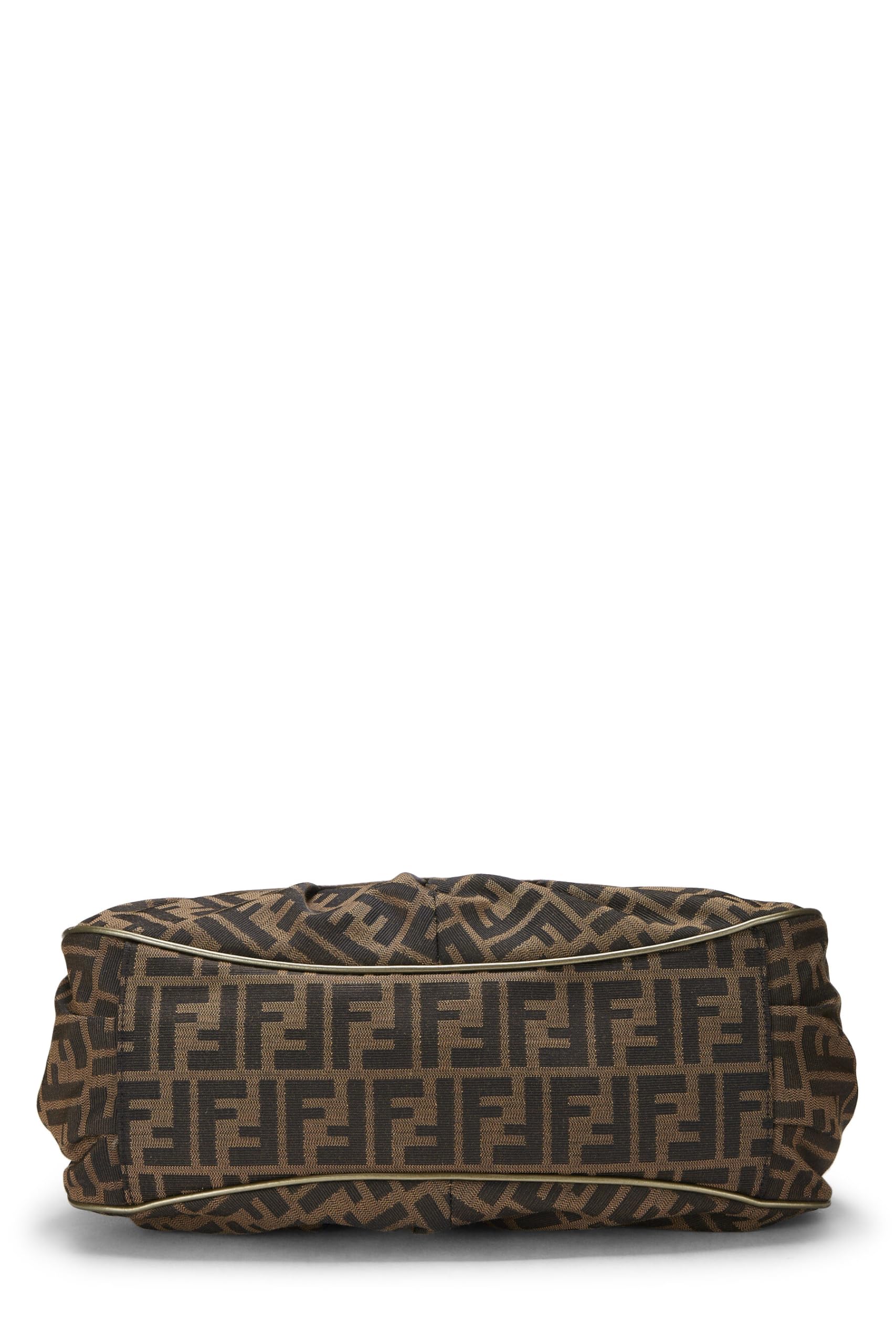 Fendi, Brown Zucca Canvas Chef Medium, Silver