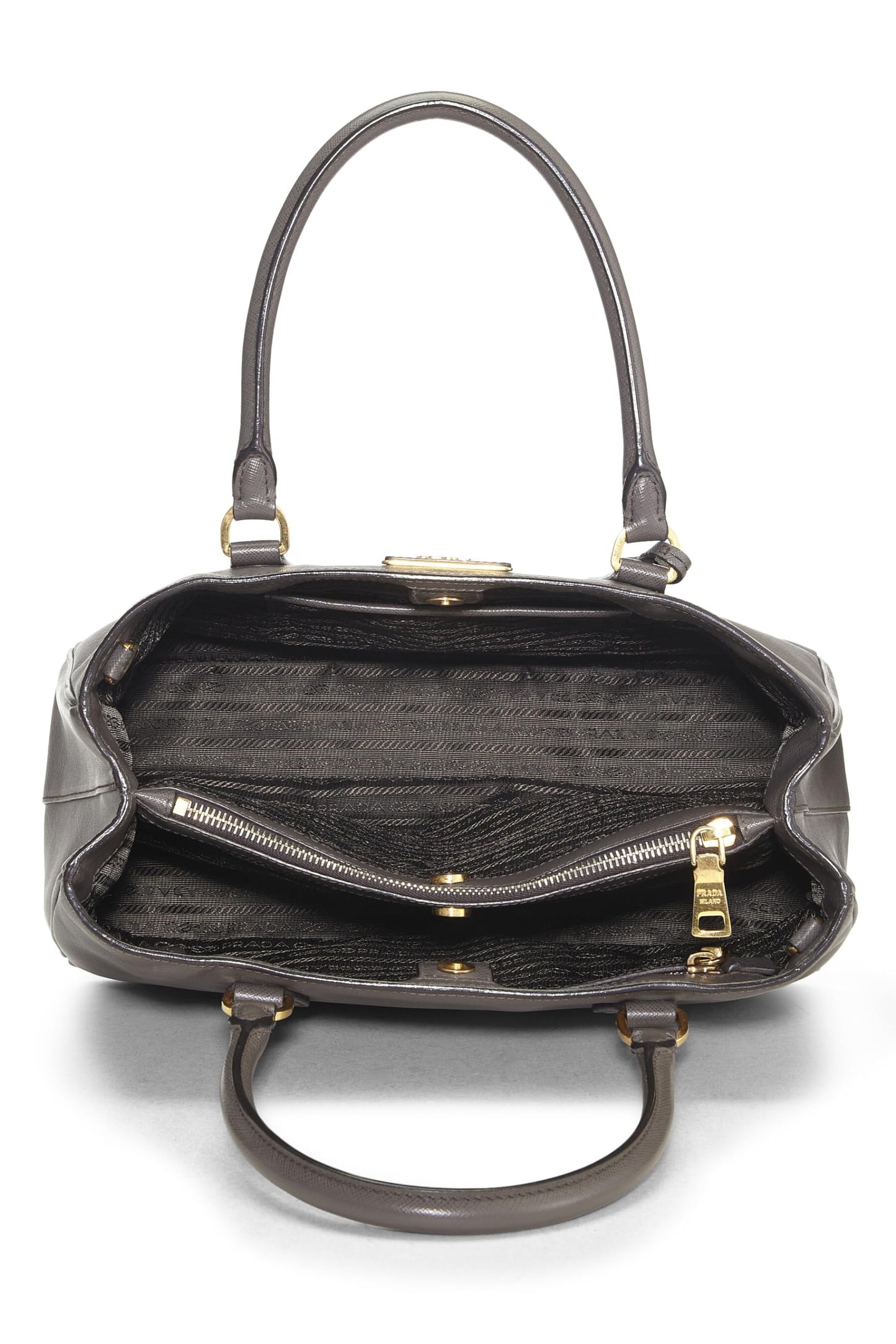Prada, Grey Saffiano Executive Tote Medium, Grey