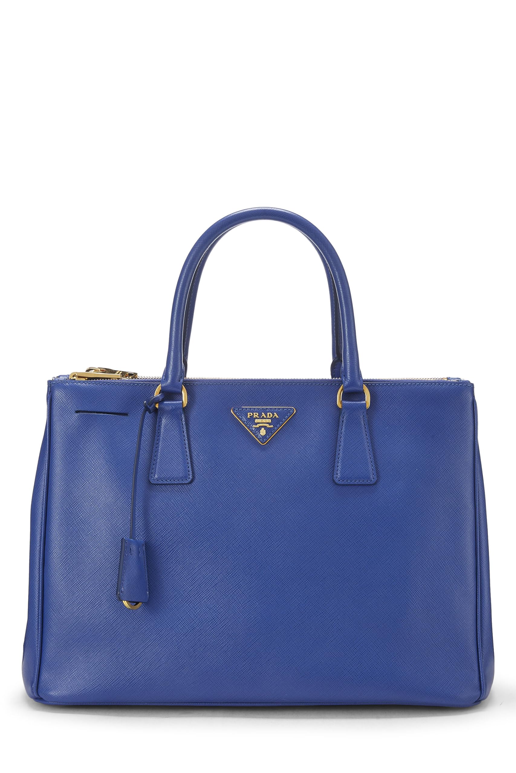 Prada, Blue Saffiano Executive Tote Medium, Blue
