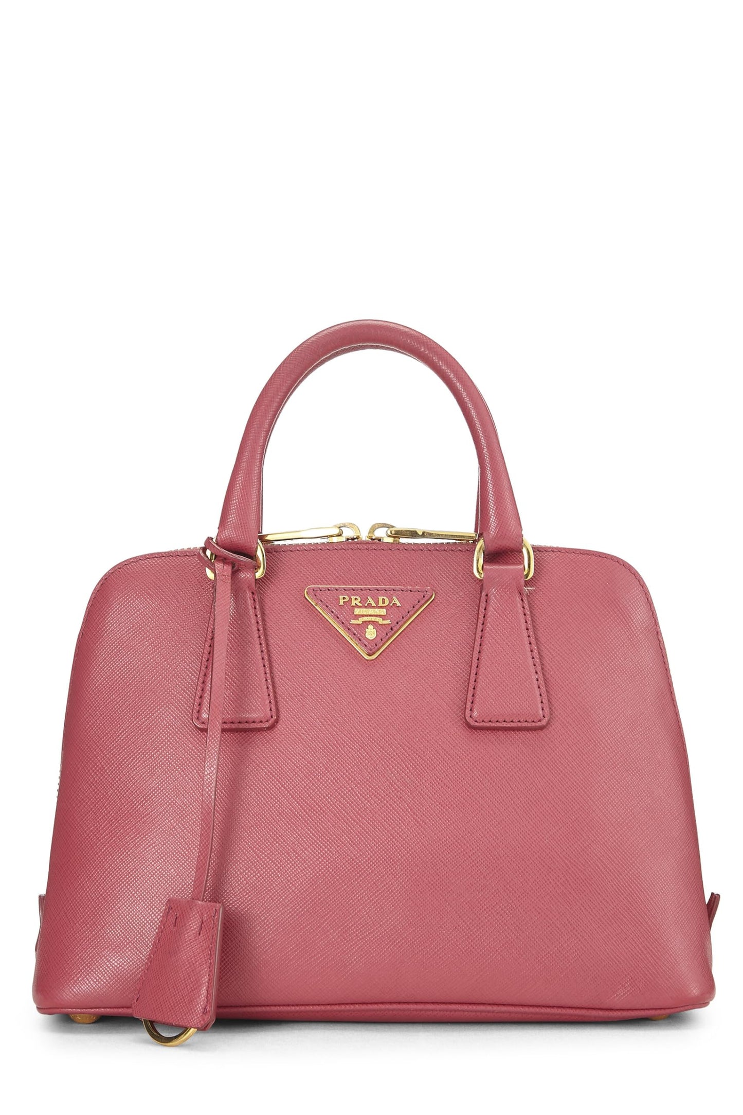 Prada, Pink Saffiano Promenade Small, Pink Luxury Handbag