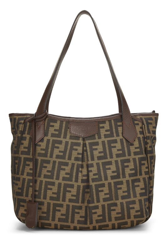 Fendi, Brown Zucca Canvas Grand Shopping Tote Medium, Brown