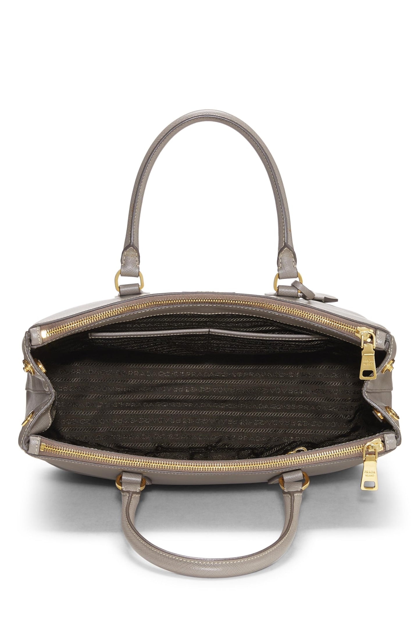 Prada, Grey Saffiano Executive Tote Medium, Grey