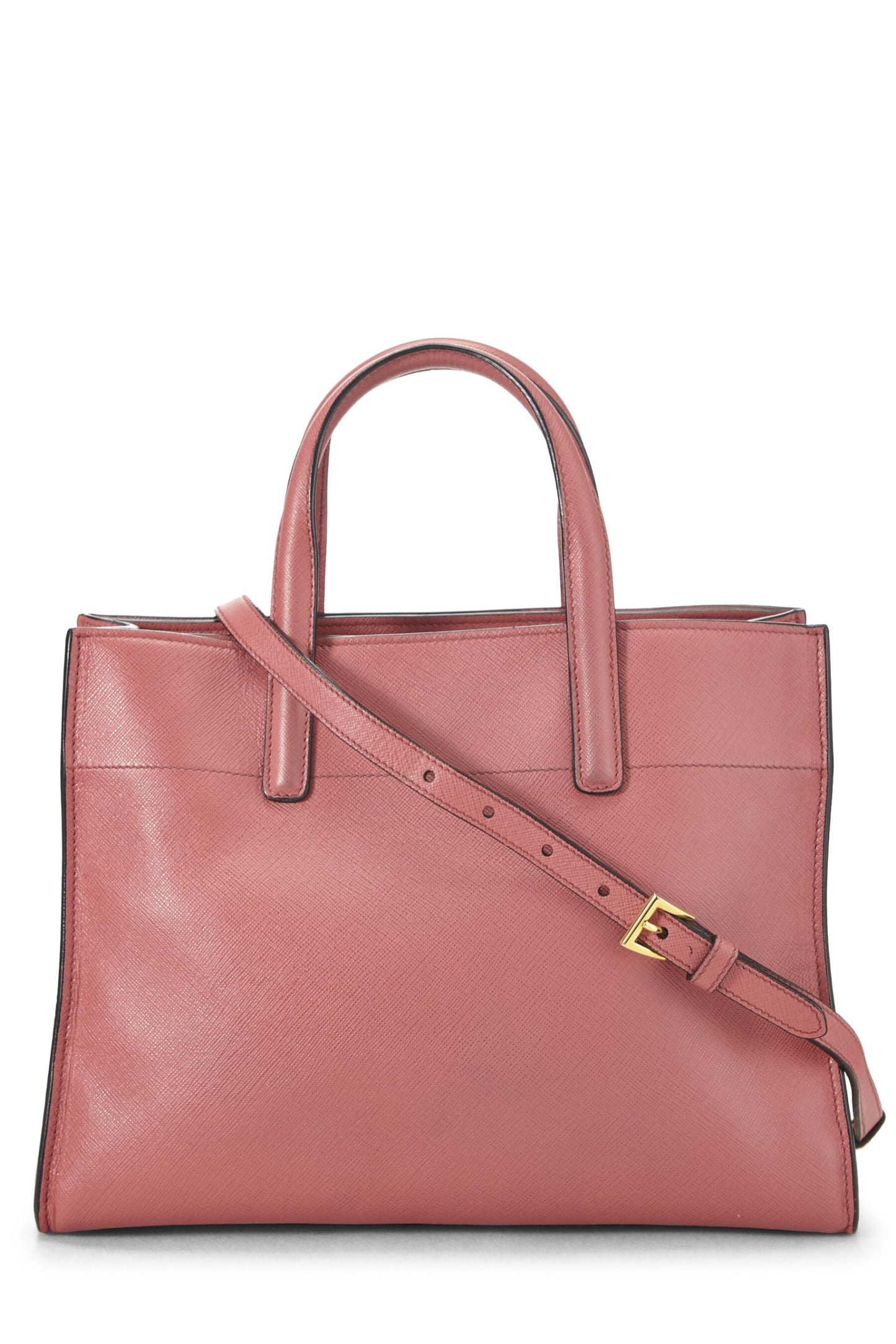 Prada, Pink Saffiano Tote, Pink