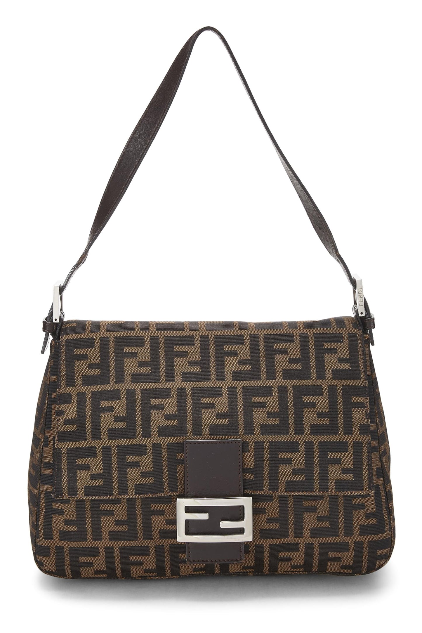 Fendi, Brown Zucca Canvas Mama, Brown