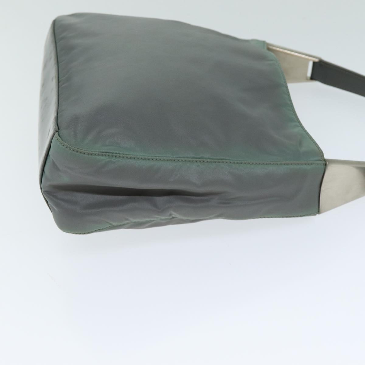 PRADA Shoulder Bag Nylon Gray Auth