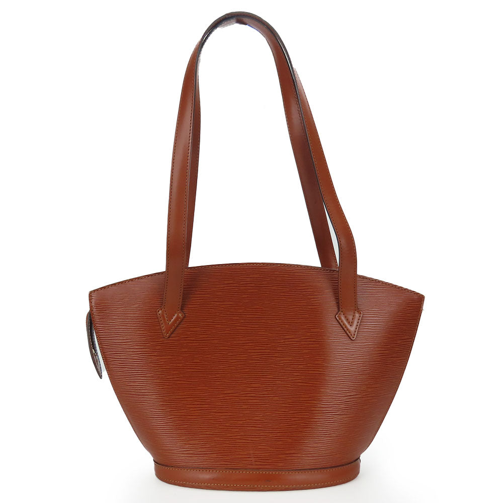 LOUIS VUITTON Tote Bag Epi Leather Brown Sun jack shopping