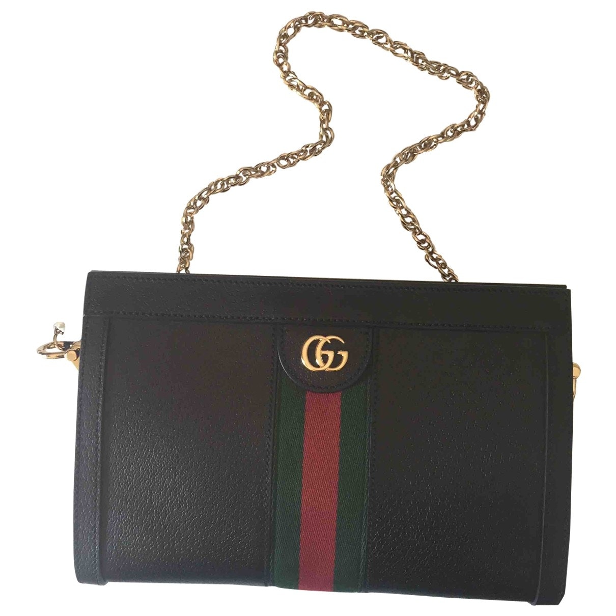 Gucci ophidia black leather handbag