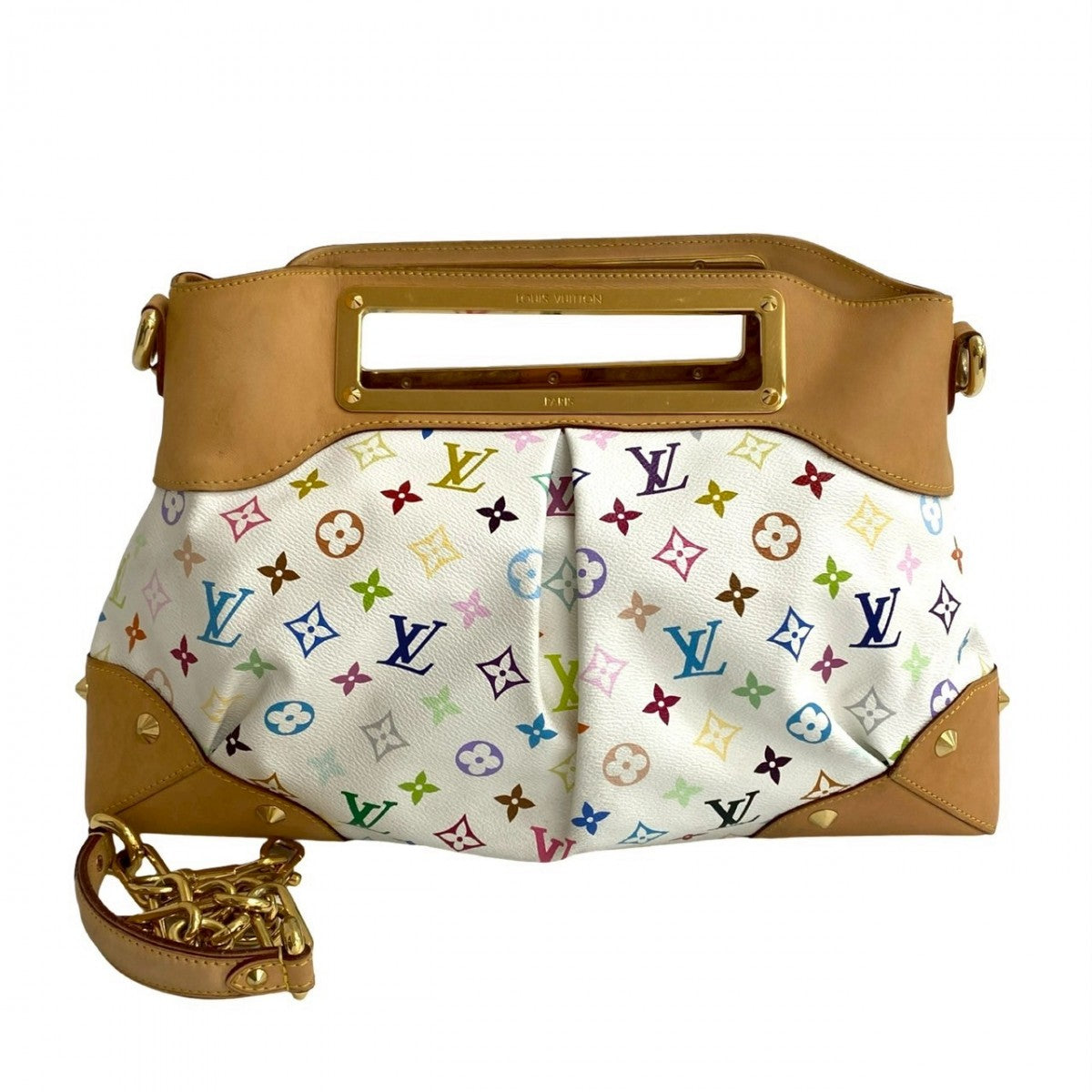 Elegant Women's Shoulder Bag | LOUIS VUITTON Shoulder Bag leather multicolor Monogram multicolor Judy GM