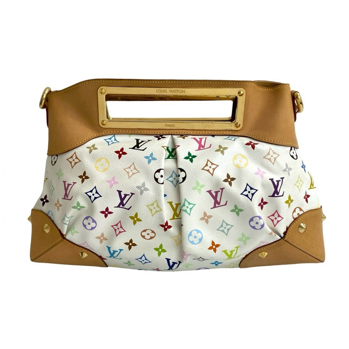 Elegant Women's Shoulder Bag | LOUIS VUITTON Shoulder Bag leather multicolor Monogram multicolor Judy GM