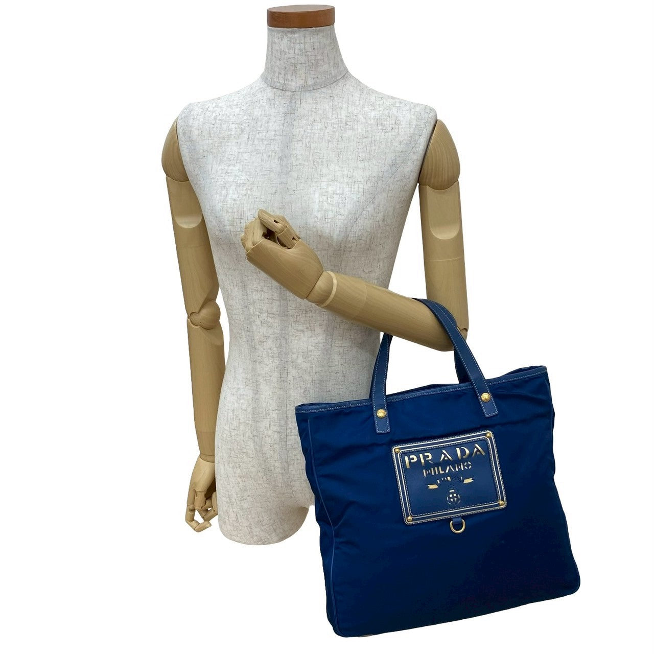 Prada Tessuto Saffiano Leather Handbag